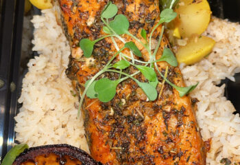 Lemon Garlic Herb Salmon