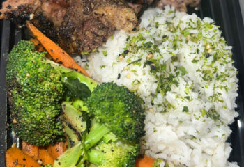 Grilled Steak & Seaweed Rice