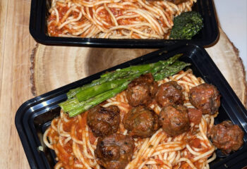 Grass Fed Meatballs & Spaghetti